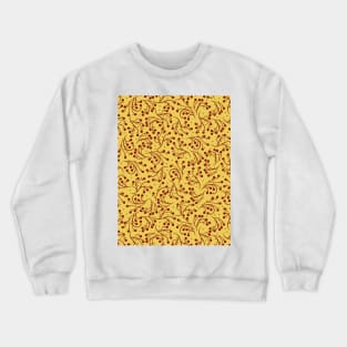 Simple Leaf Design Crewneck Sweatshirt